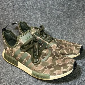 Adidas NMD R1 Green Camouflage Mens Shoes